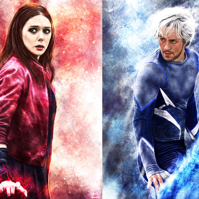 Andrey pankov scarlet witch and quicksilver
