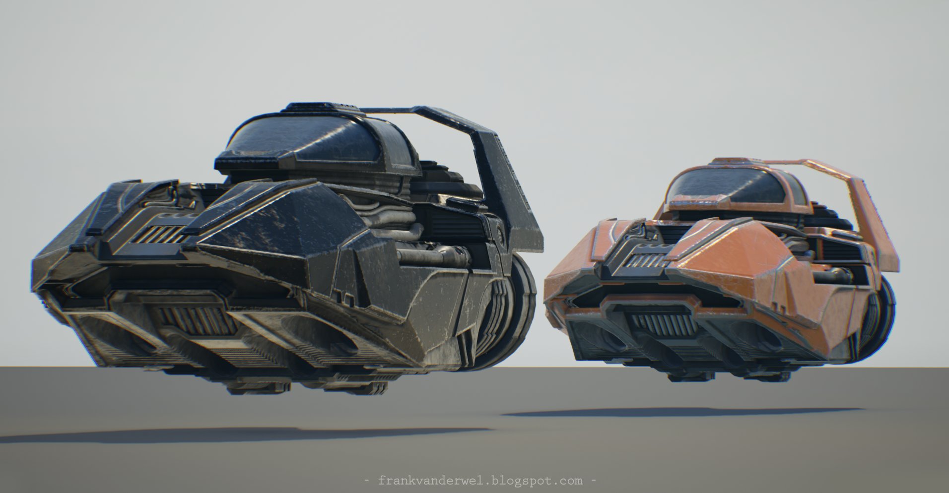 ArtStation Sci fi Race Cars
