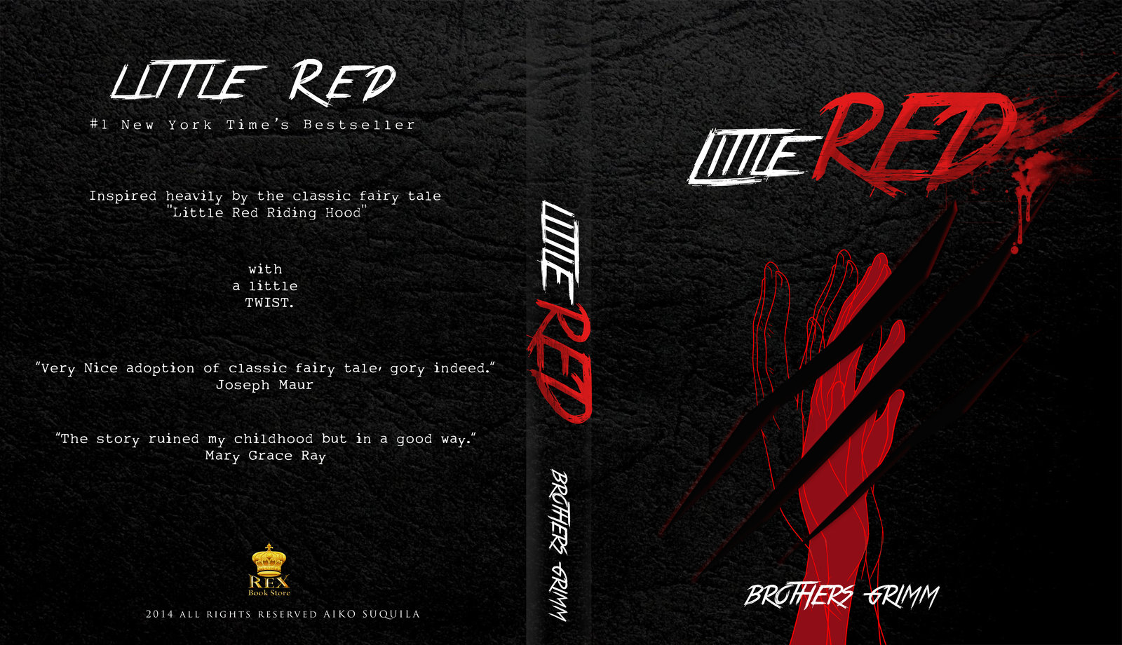 Artstation Little Red Riding Hood Book Cover Aiko Suquila