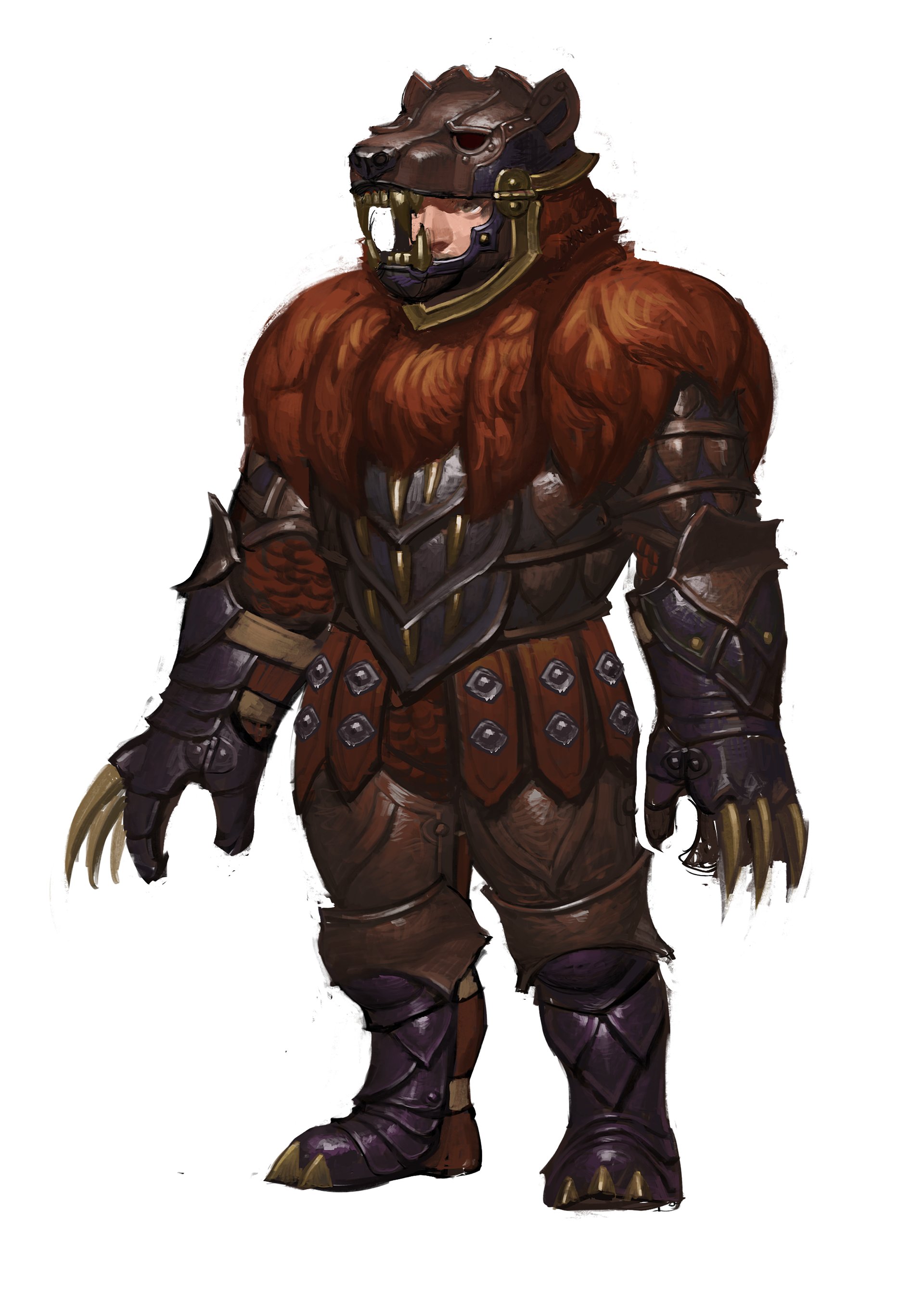 ArtStation bear armor