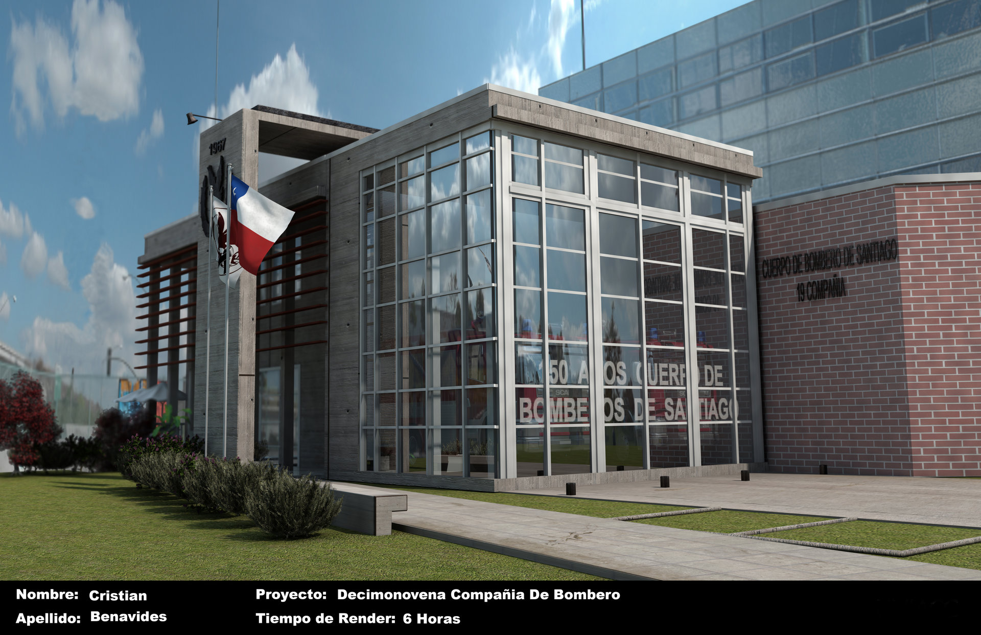 Artstation Fire Station Cristian Benavides
