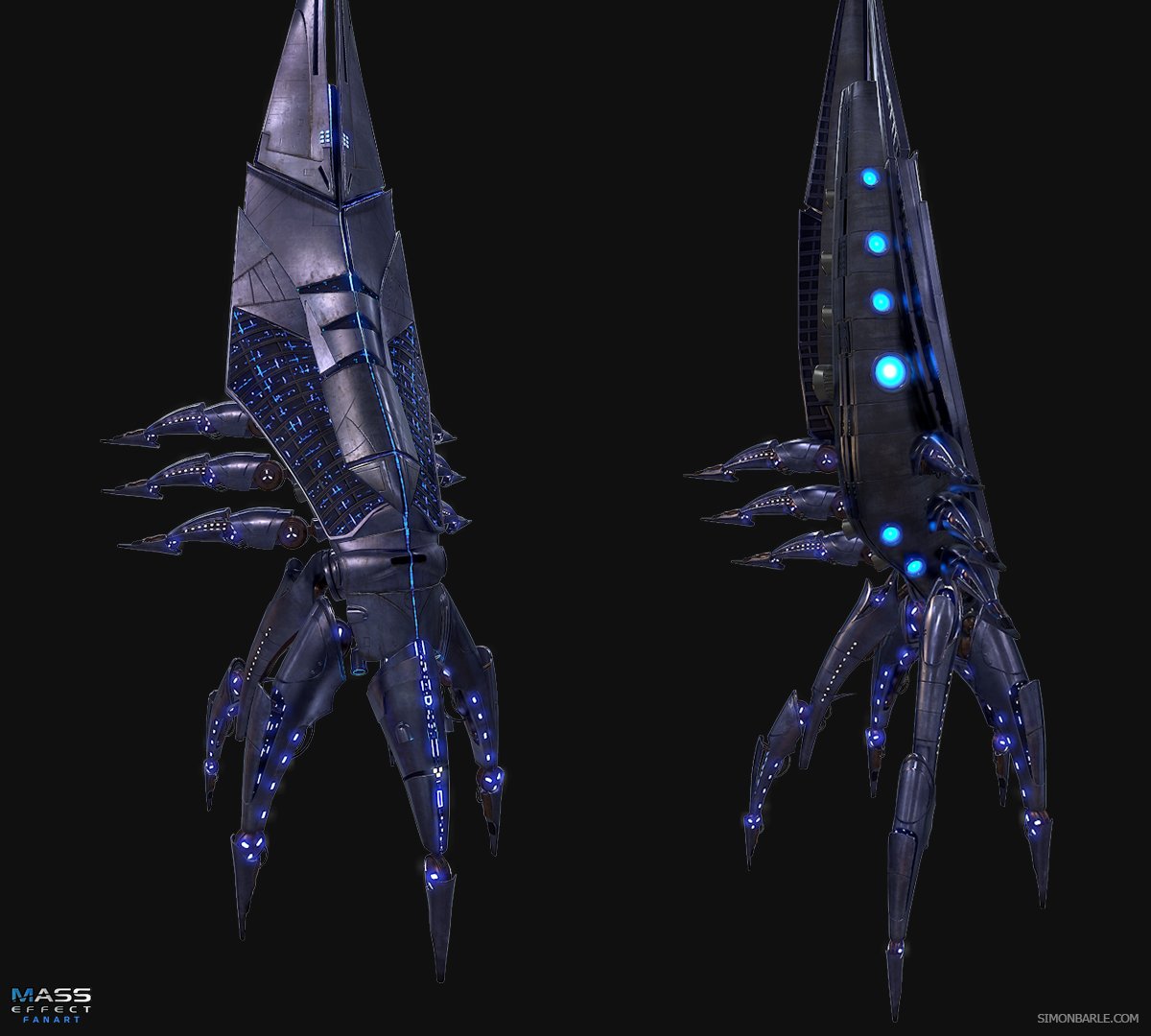 Simon Barle - Mass Effect Reaper Fan Art