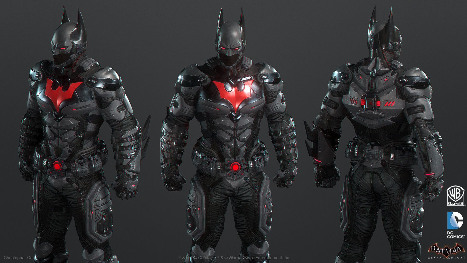 ArtStation - Batman: Arkham Knight Skin, Batman Beyond Game Model
