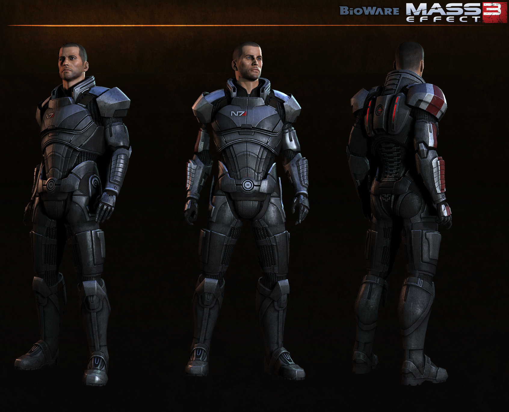Artstation Shepard Mass Effect 3 Jaemus Wurzbach