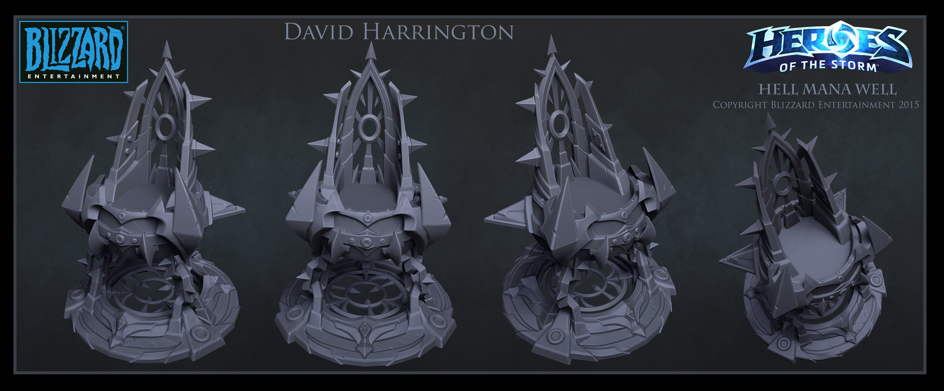 Artstation Heroes Of The Storm Hell Mana Well David Harrington
