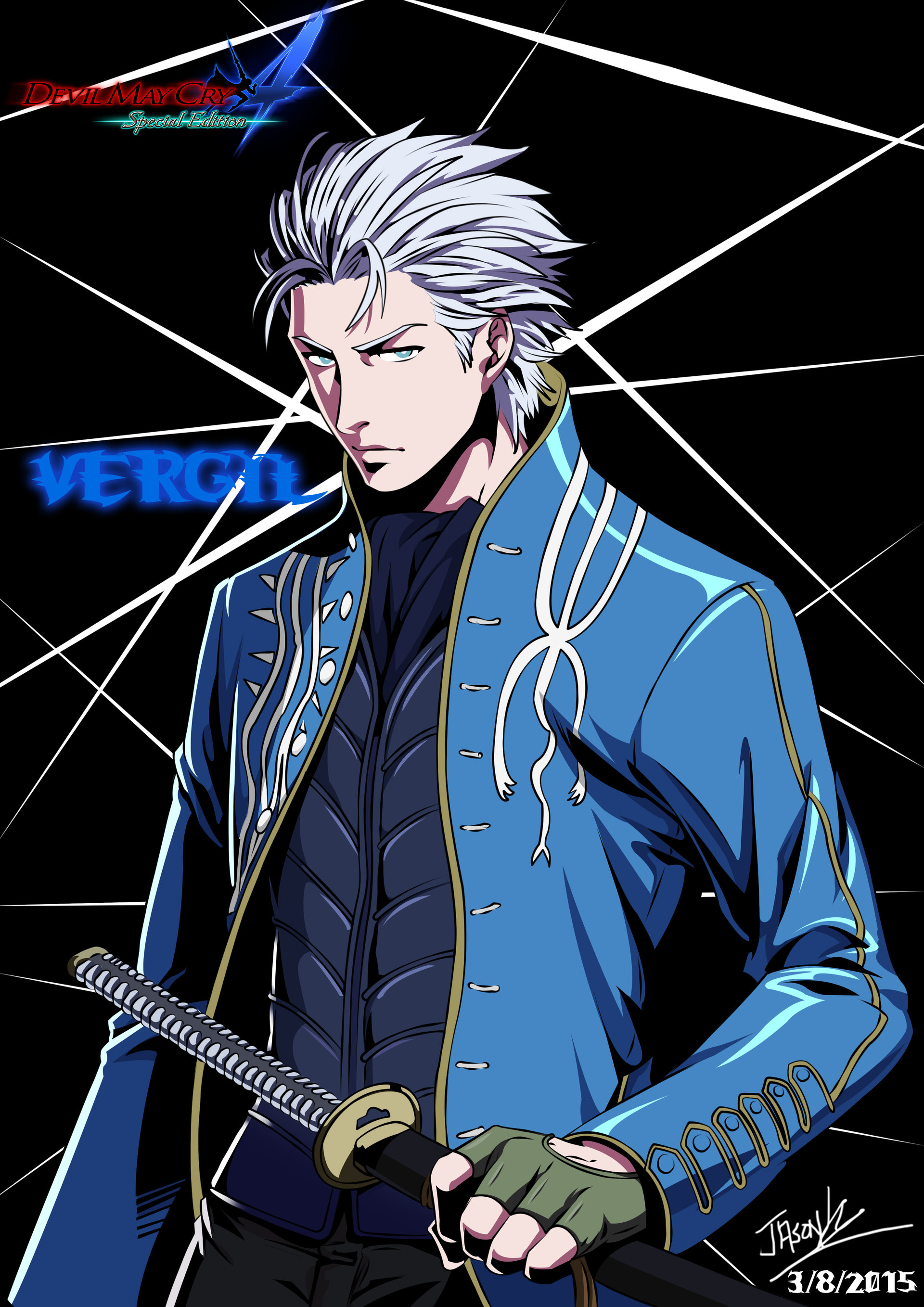Vergil Devil May Cry Image by Pixiv Id 12387536 2529903  Zerochan Anime  Image Board