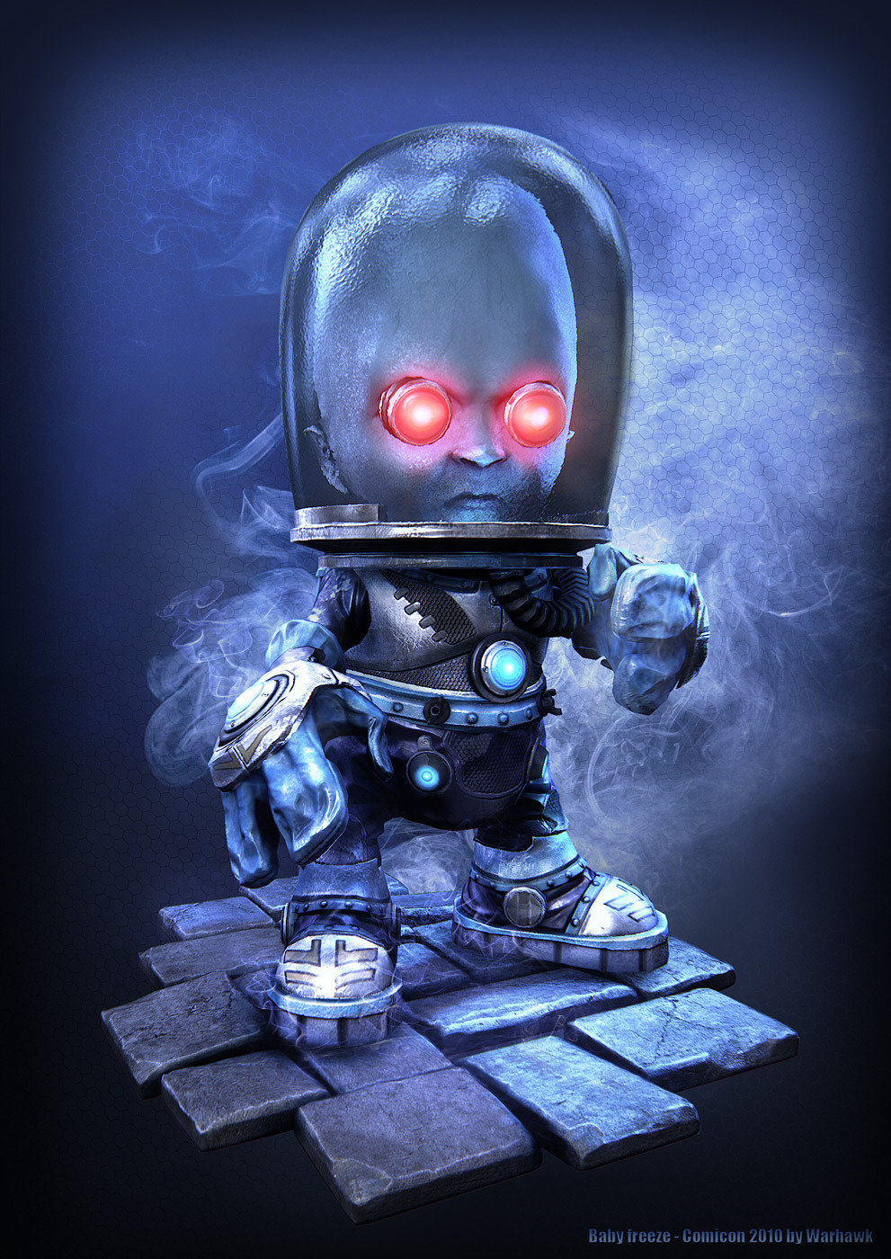 A baby mr. Freeze.