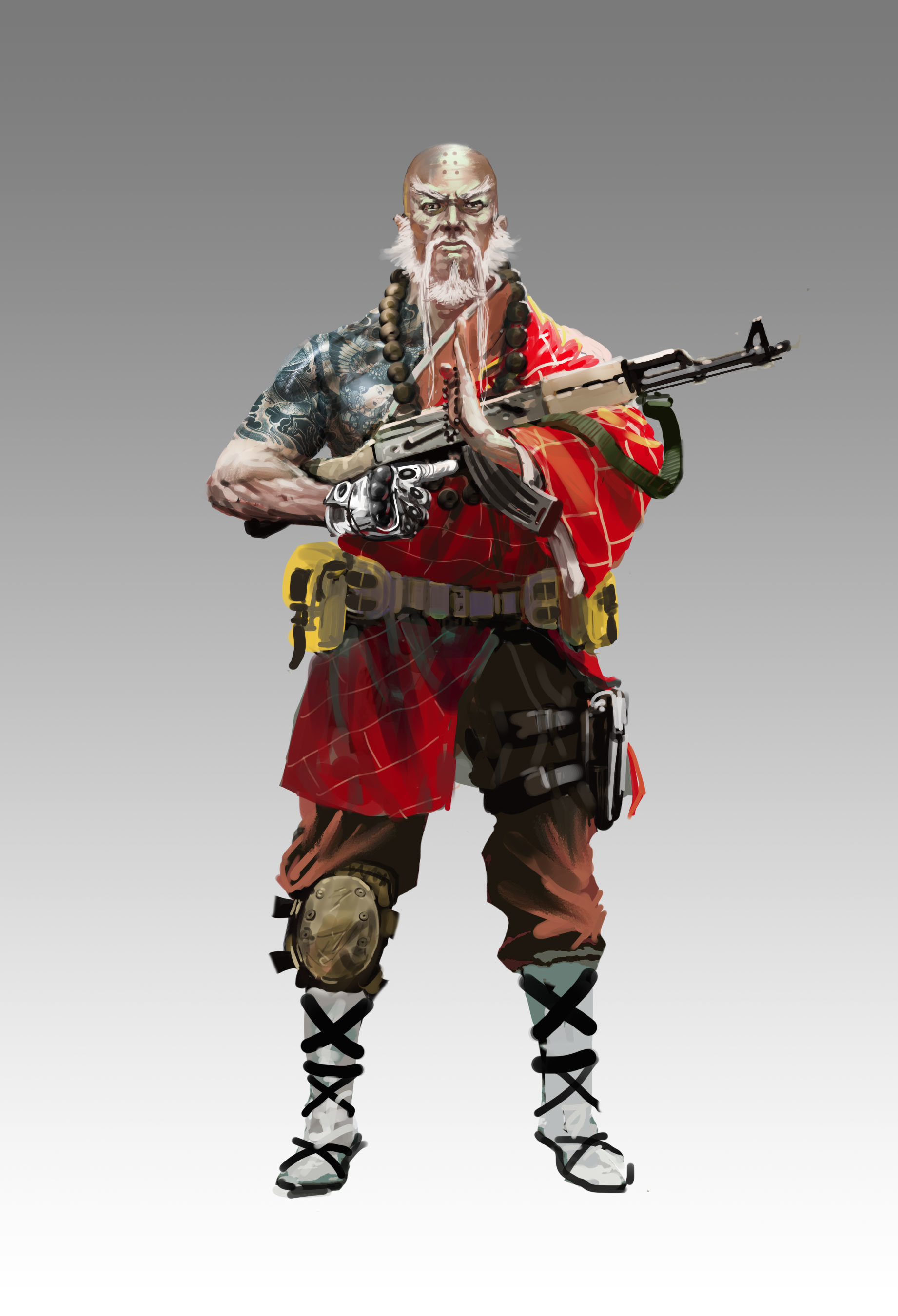 Artstation The Buddhist Monk Jay Li Monk dnd the monks monk character design dungeons and dragons art fantasy fantasy armor fantasy characters character portraits. artstation the buddhist monk jay li