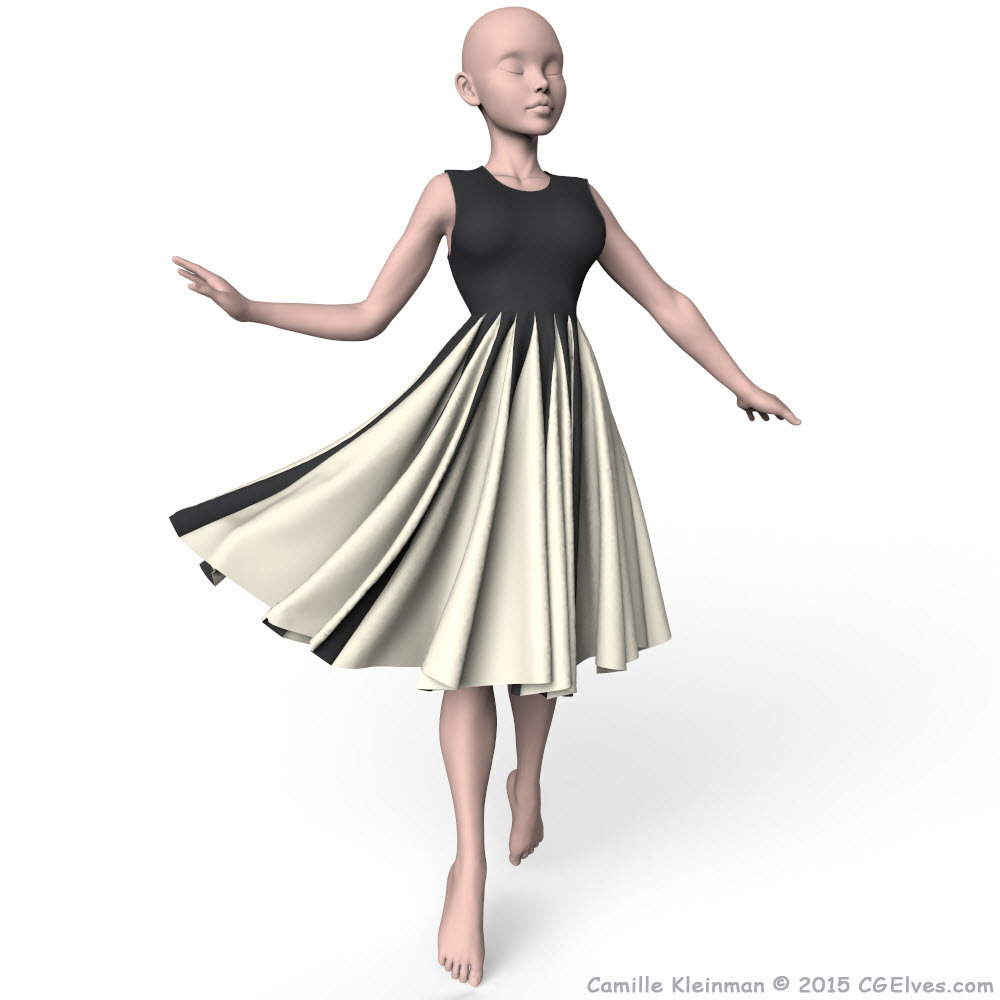 Gored dress 2025
