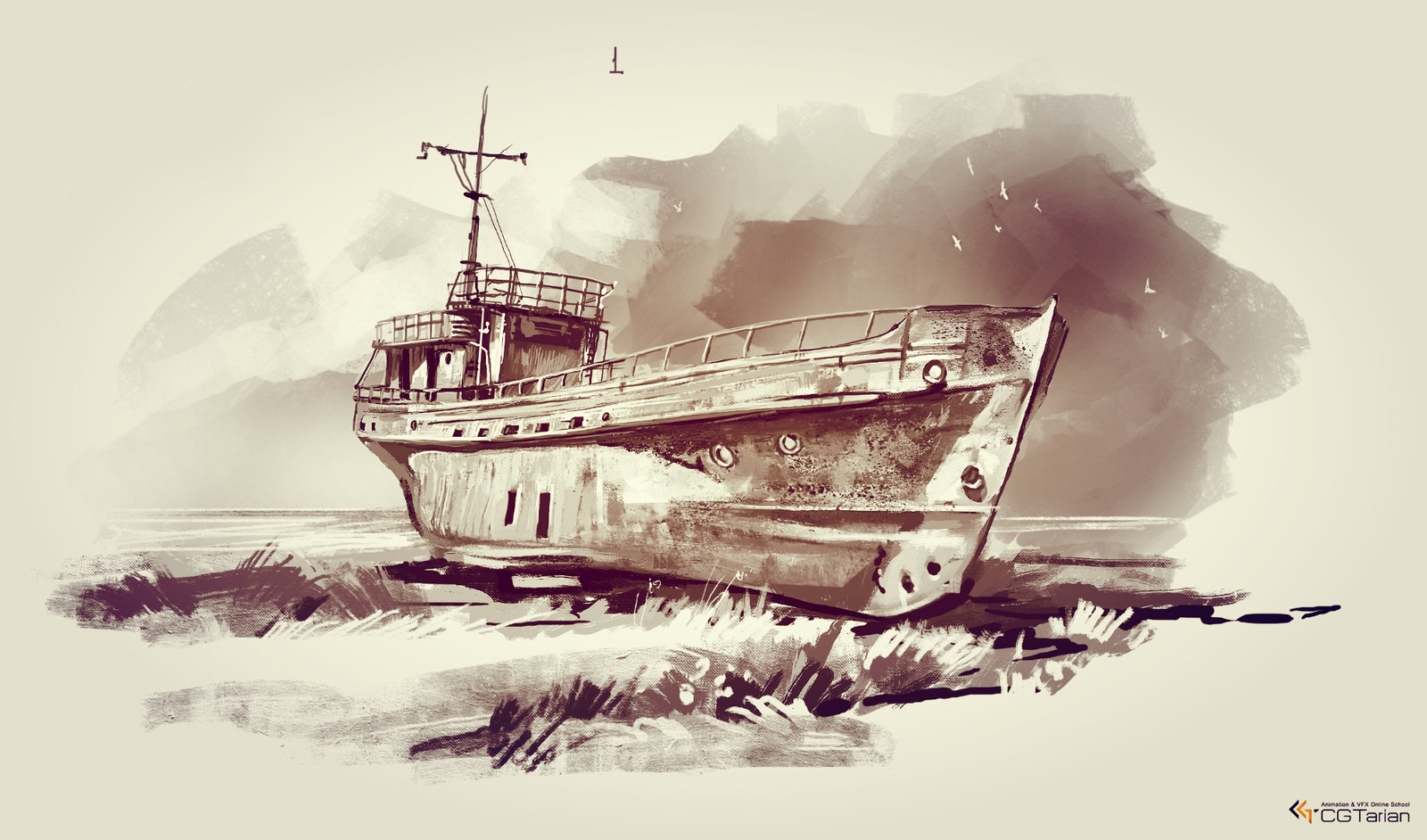ship sketch