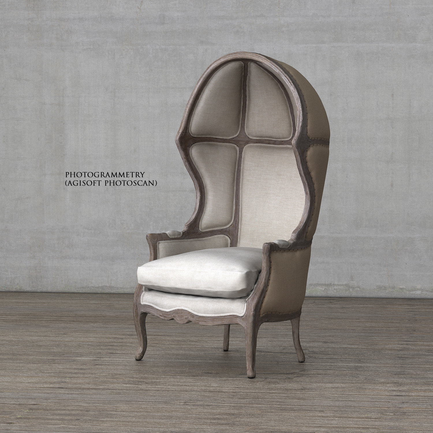 Restoration shop hardware armchair