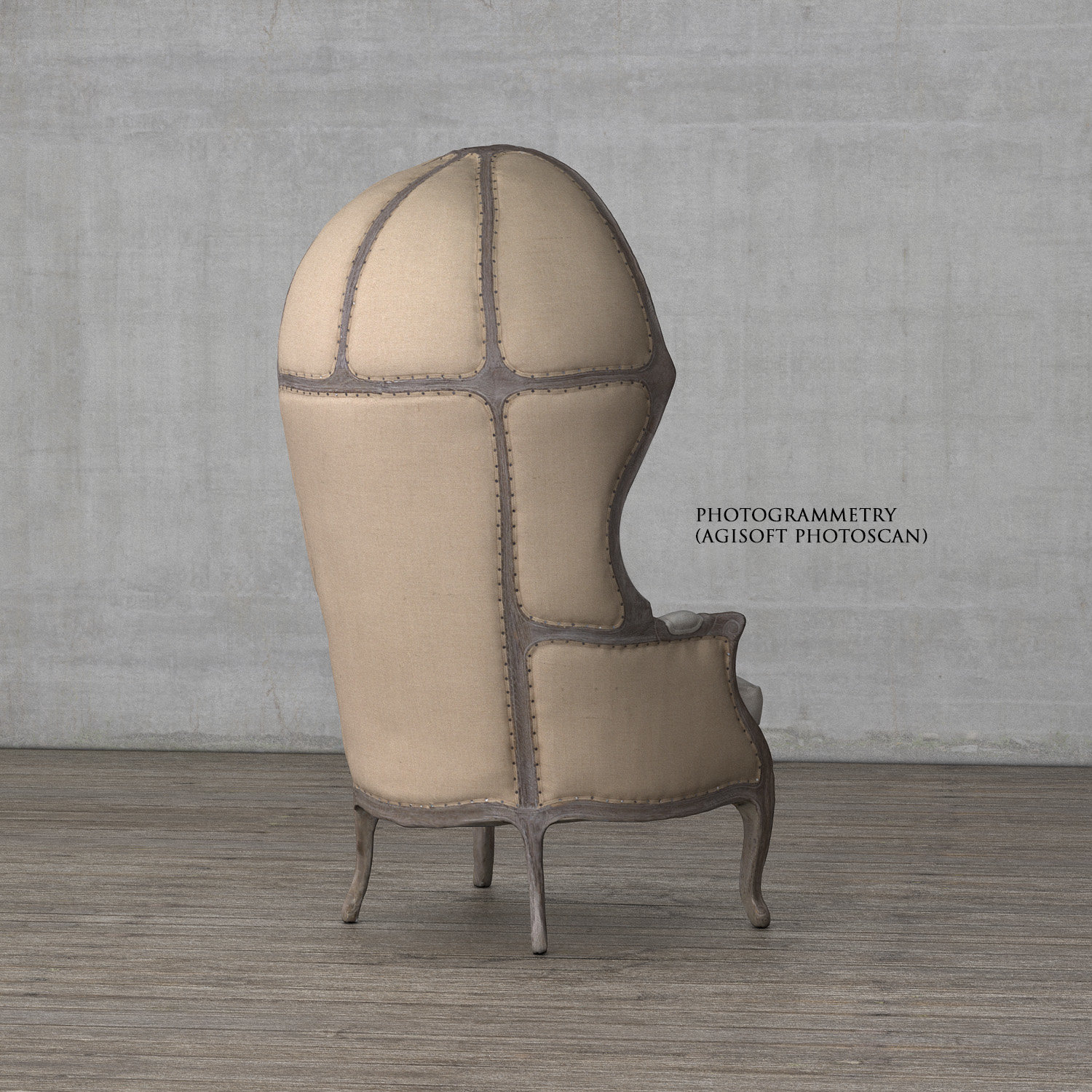 Restoration Hardware Versailles Burlap Backed Chair
