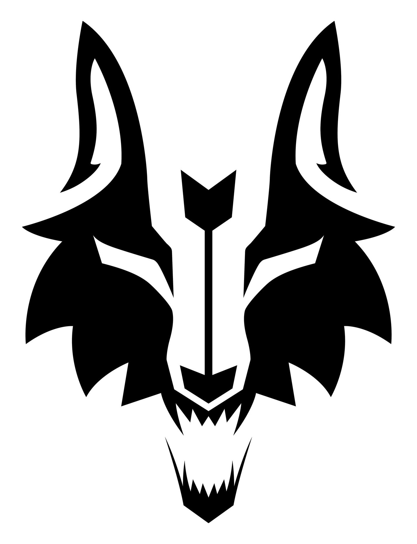 ArtStation - Guara wolf archery logo, Andrés Bazán