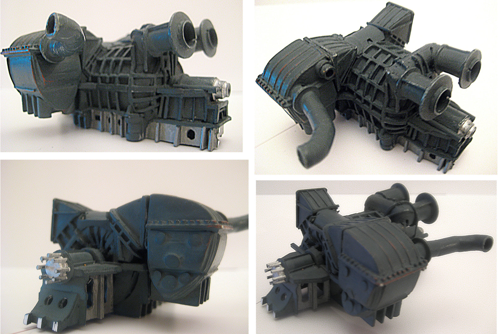 Turbine Engine Starboard view. The large barrel like object on one side is the starboard condenser.