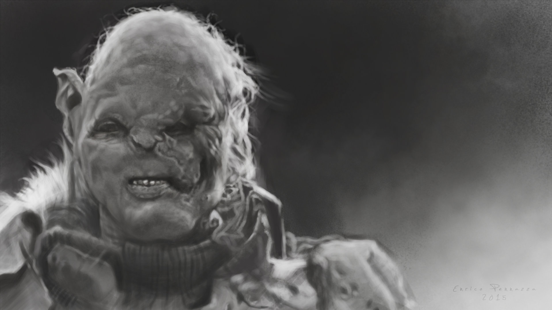 Artstation Orco Gothmog Enrico Pennazza