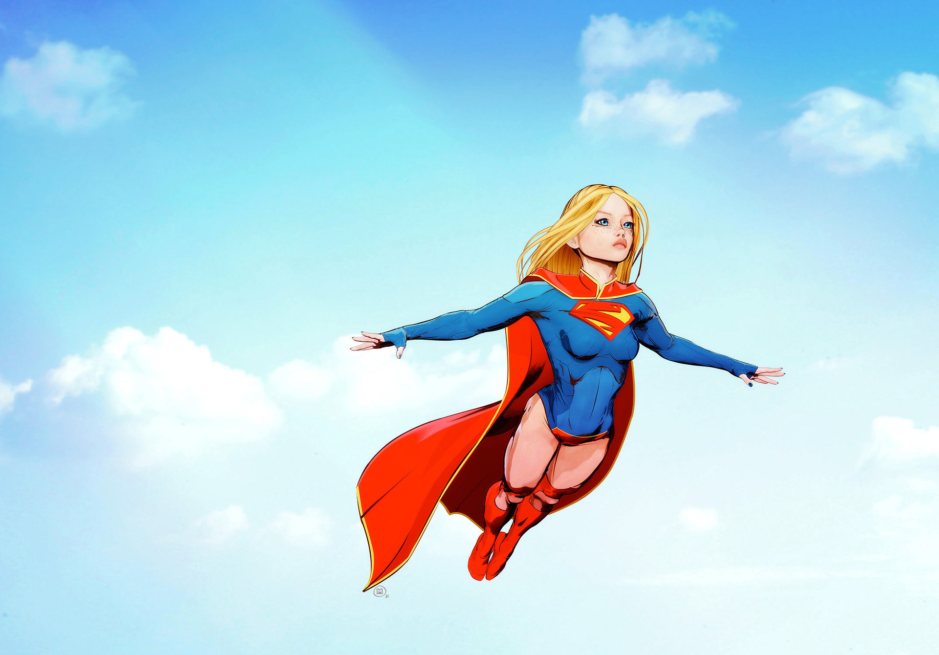 maxx b - Supergirl flying