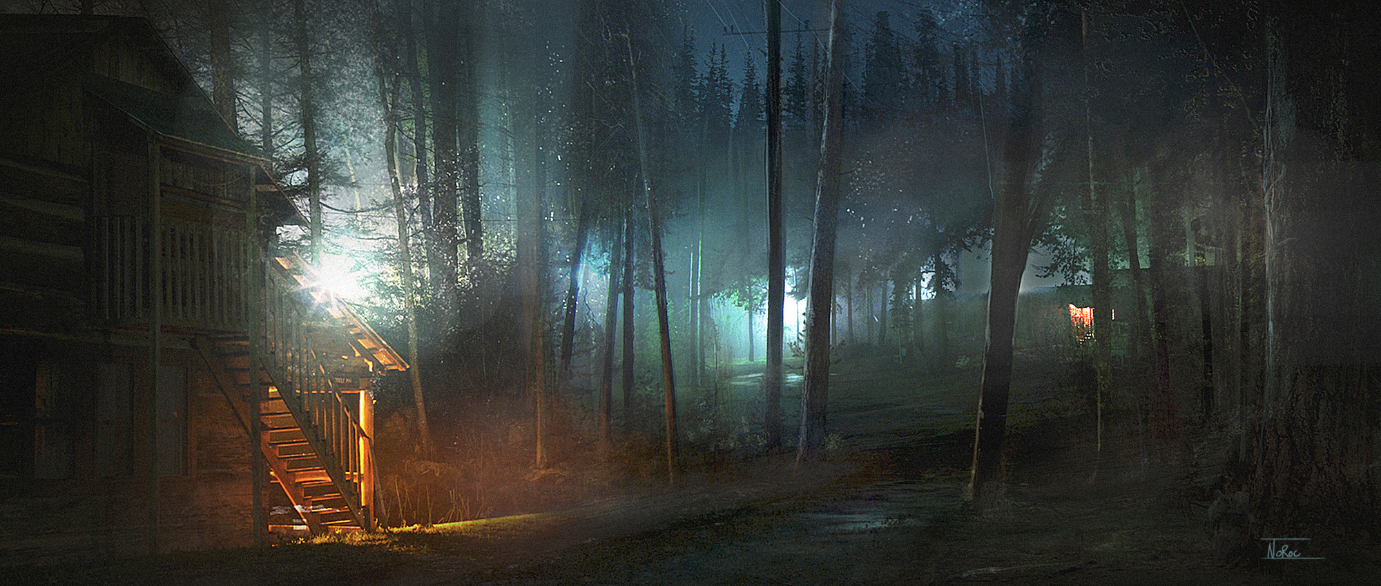 creepy woods