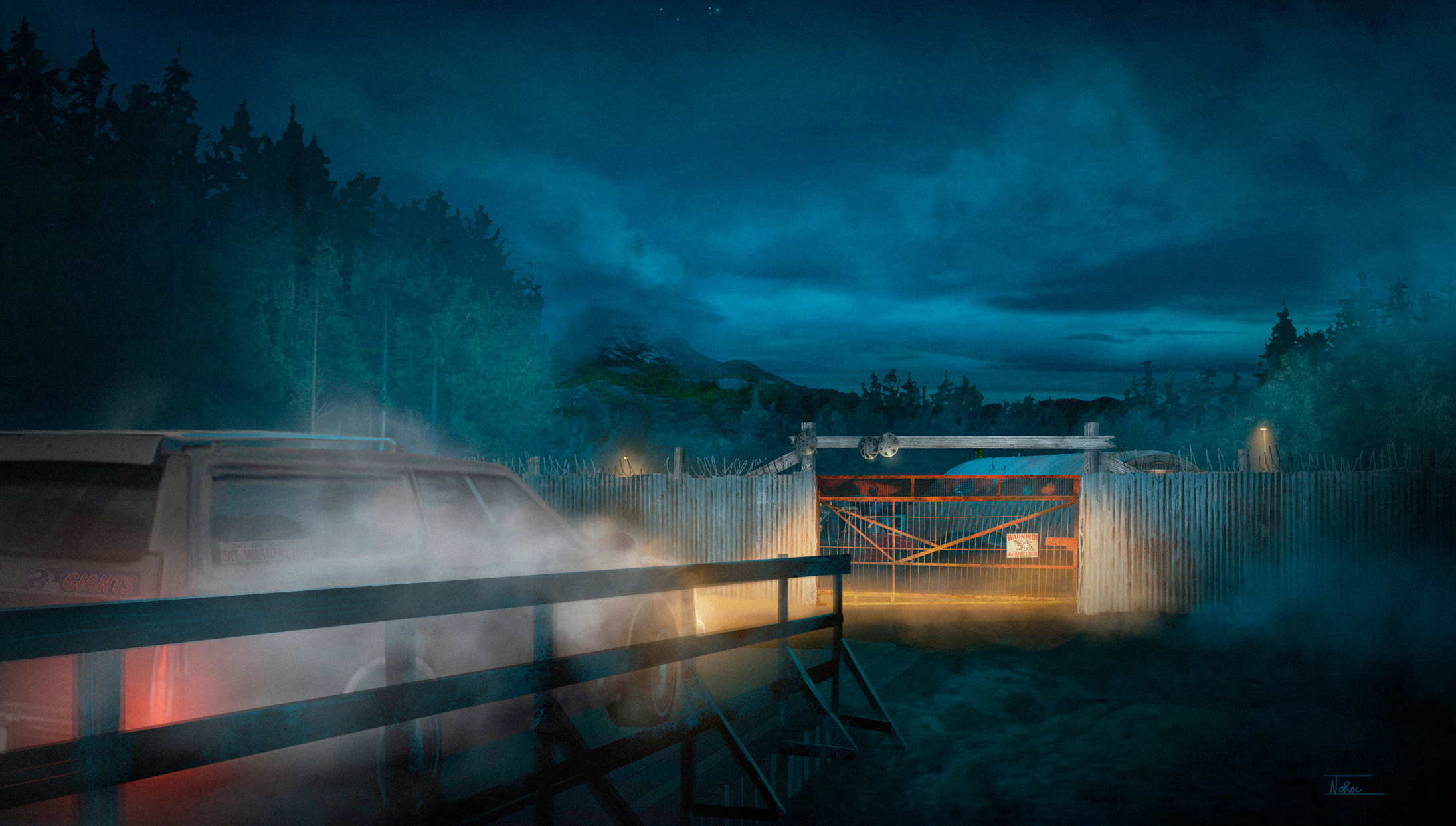junkyard entrance
