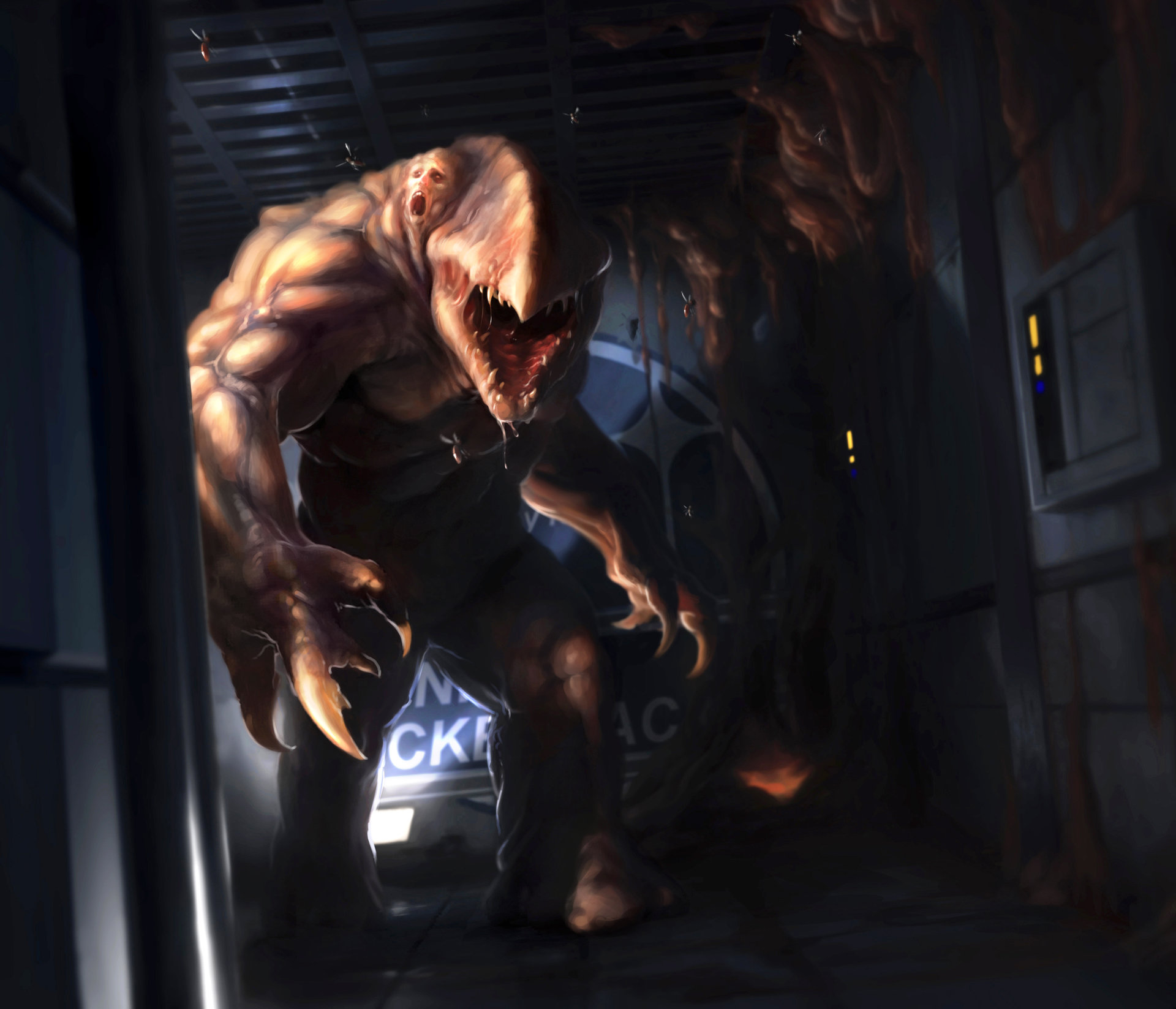Artstation System Shock 2 The Rumbler Jonah Lobe