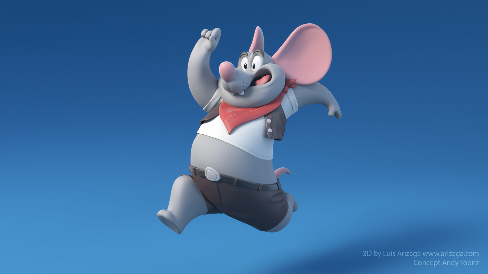 3d Mouse based on 2d Concept by Andy Toonz