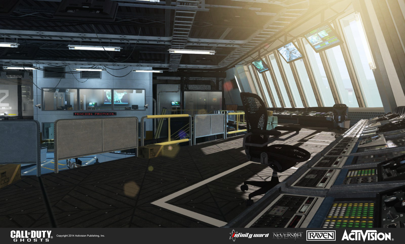 ArtStation - Call of Duty: Ghost Multiplayer Map - Freight