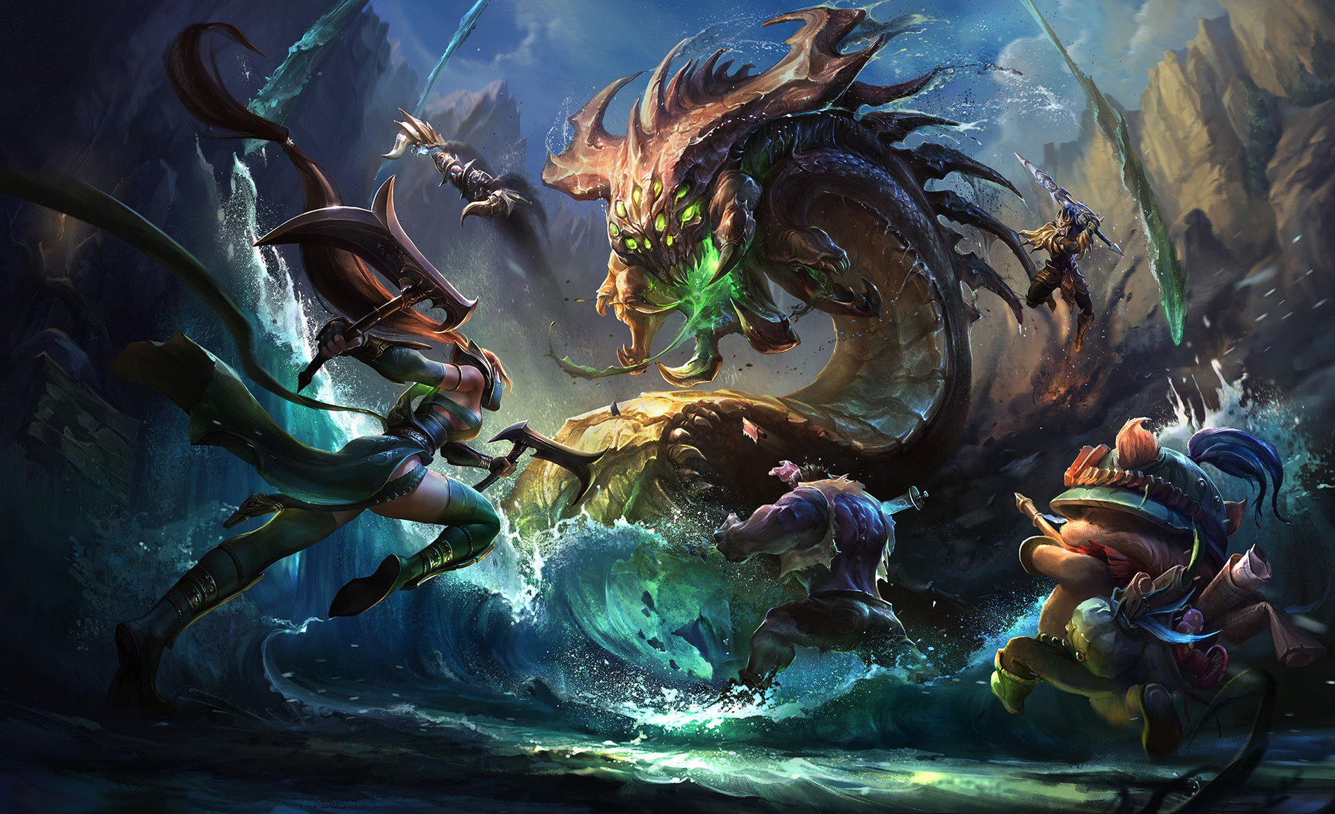 Artstation Baron Fight League Of Legends Suke