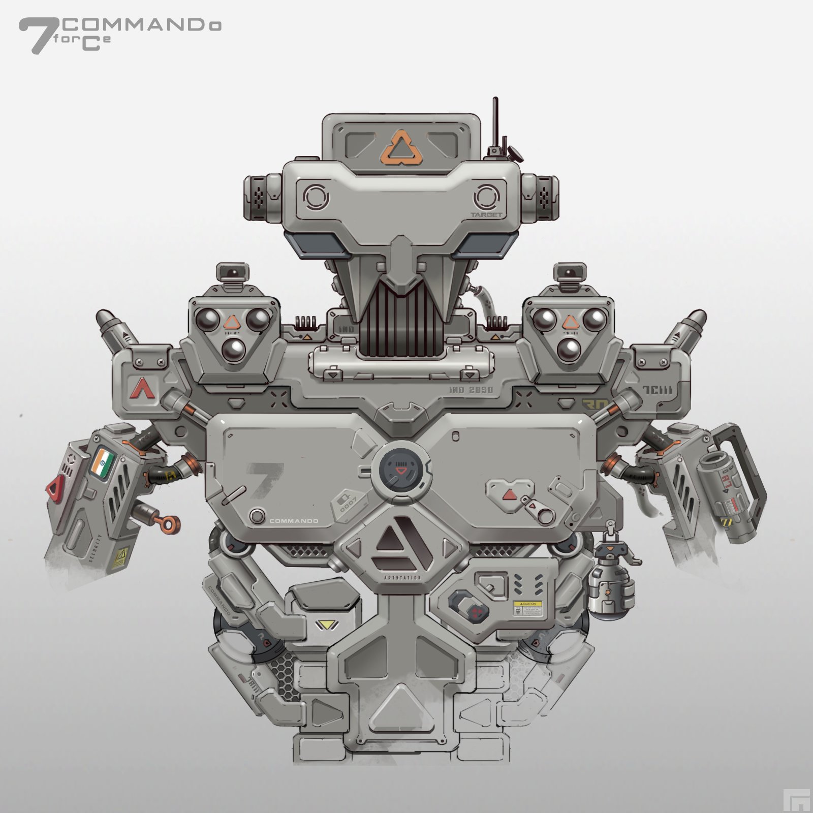 Artstation Robotic Commander 7 Rakesh Nair