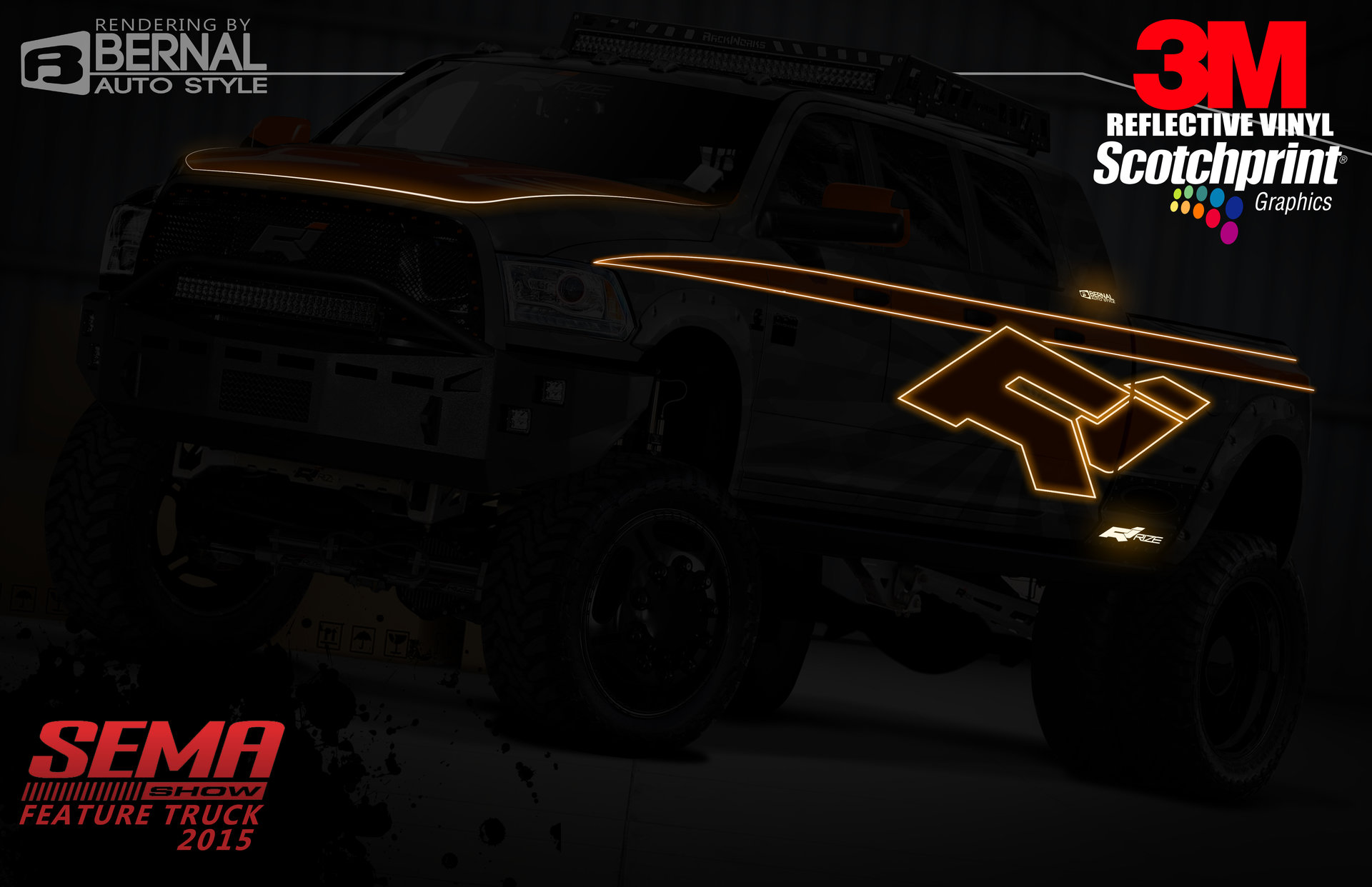 Artstation Rize 2015 Dodge Mega Cab 6 Door Matt Bernal