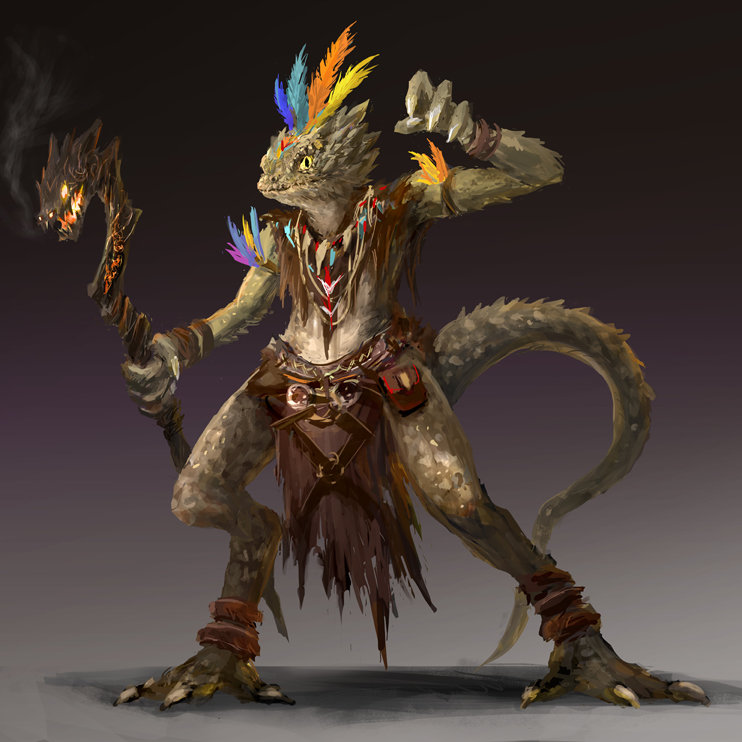 lizardfolk shaman
