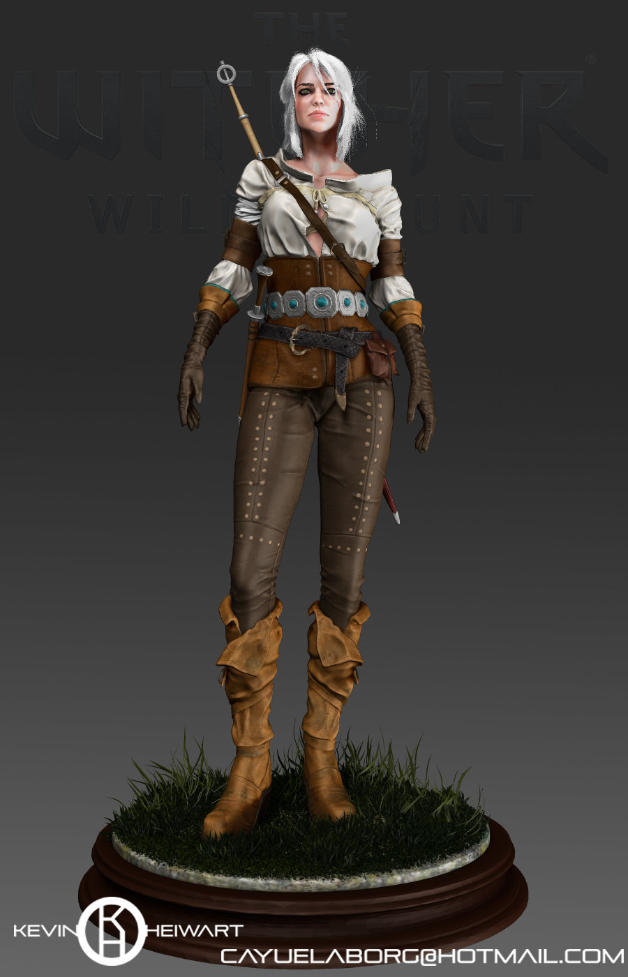 ciri the witcher figure