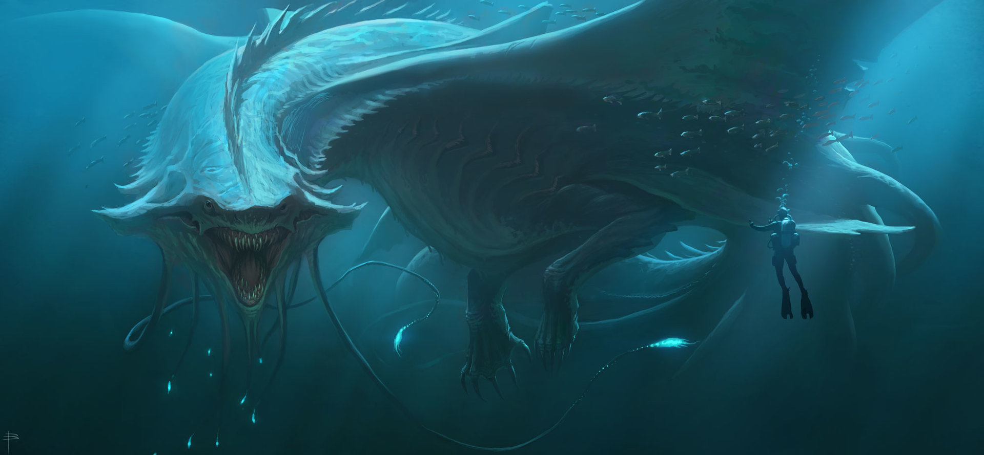 Artstation Blue Dragon Brett Macdonald