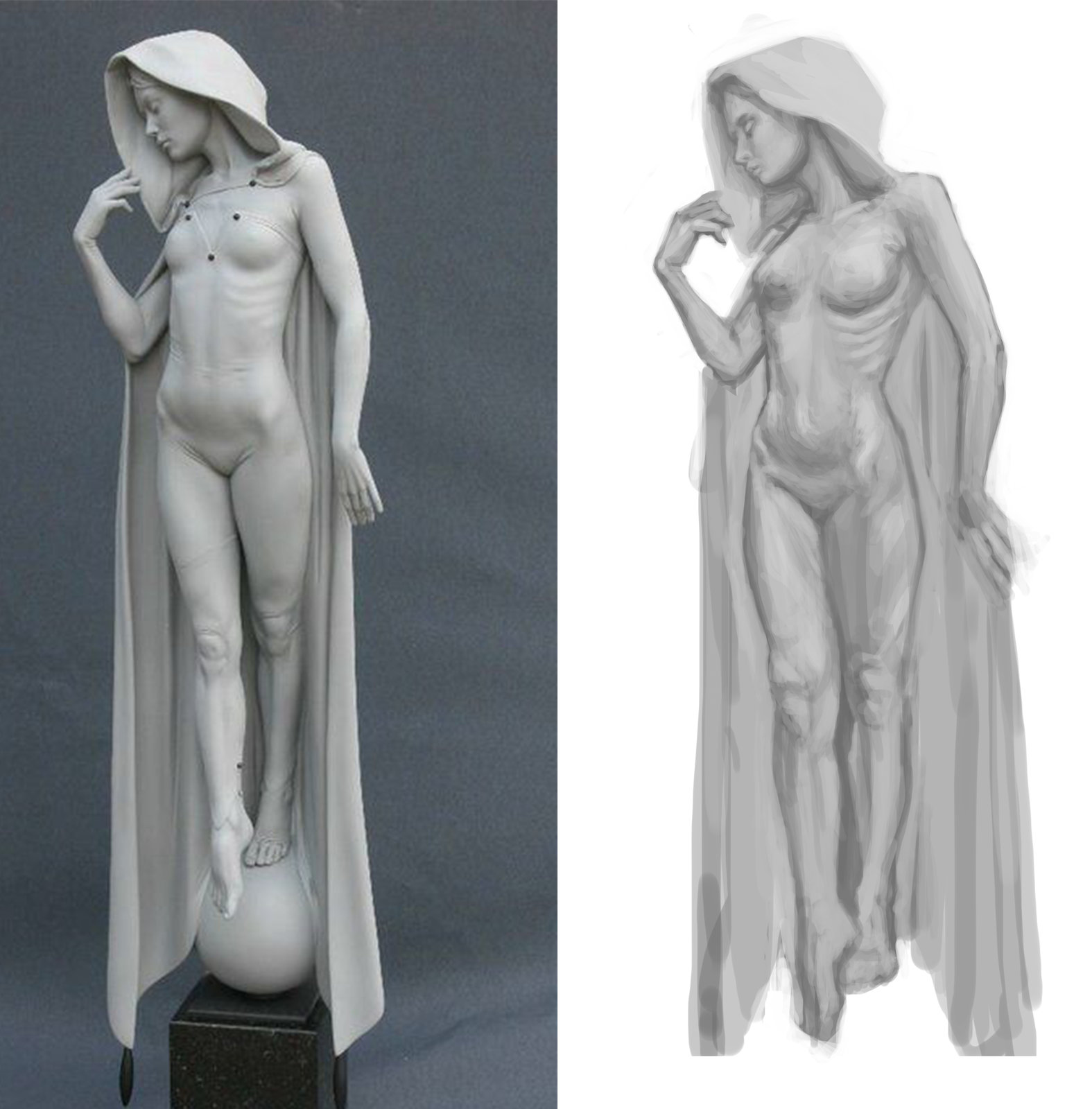 голая женская скульптура фото 39
