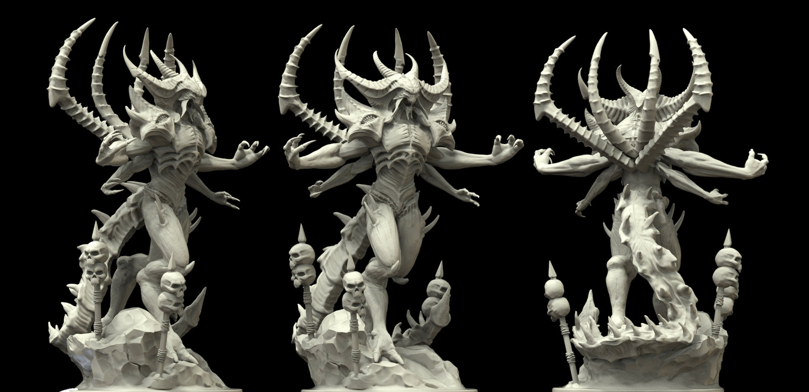 Diablo 3 statue