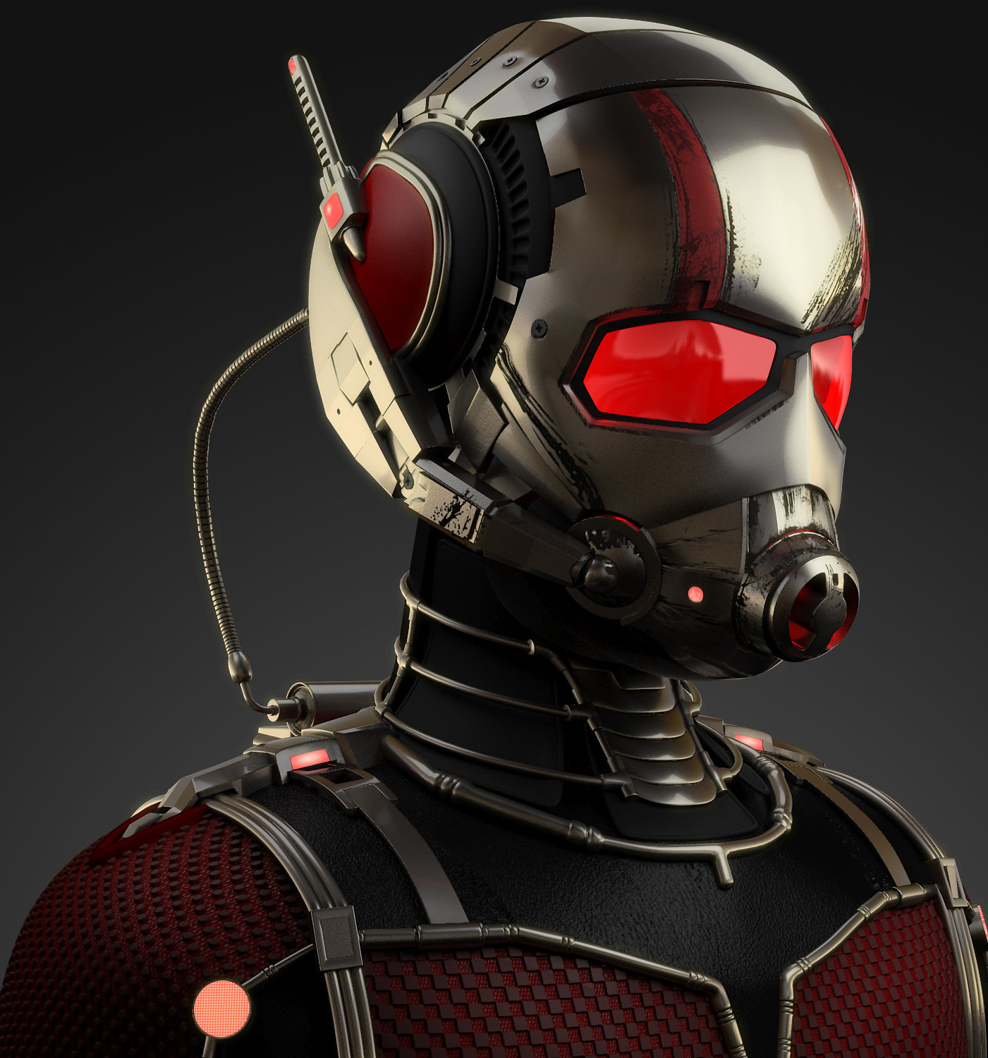 Artstation Ant Man 3d Model Fan Art Alejandro Santell