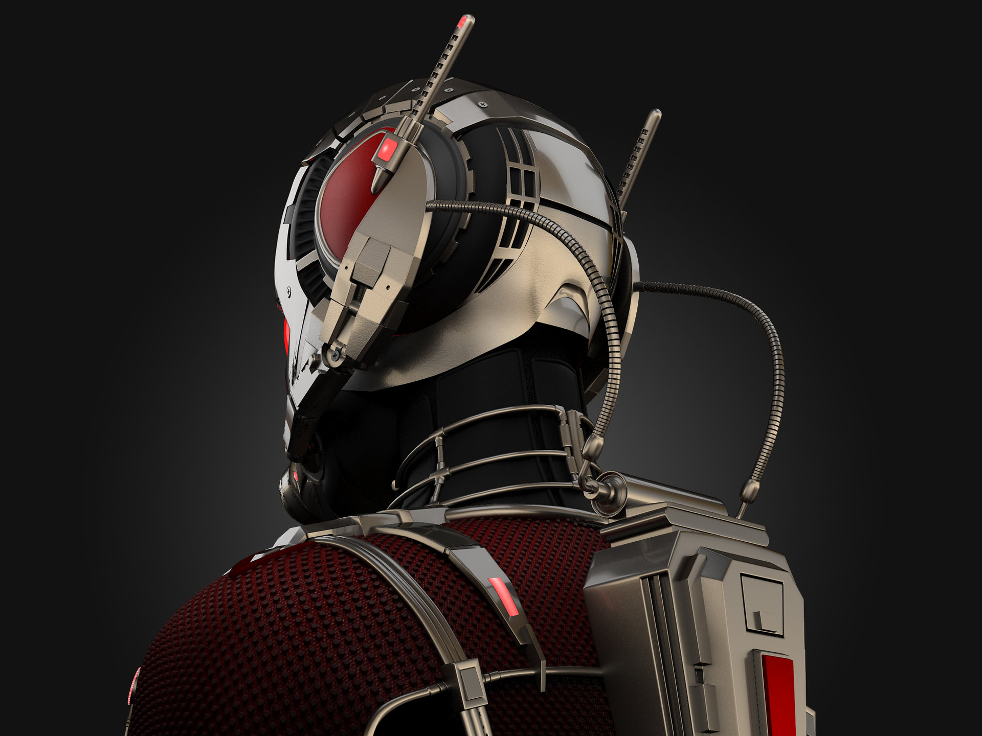Artstation Ant Man 3d Model Fan Art Alejandro Santell
