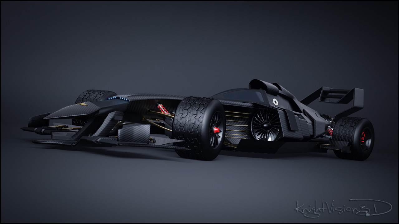Chris Knight - Batmobile F1 Concept