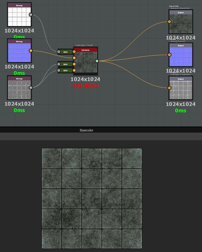 Just the example of my reproduction of each new texture based off the master.