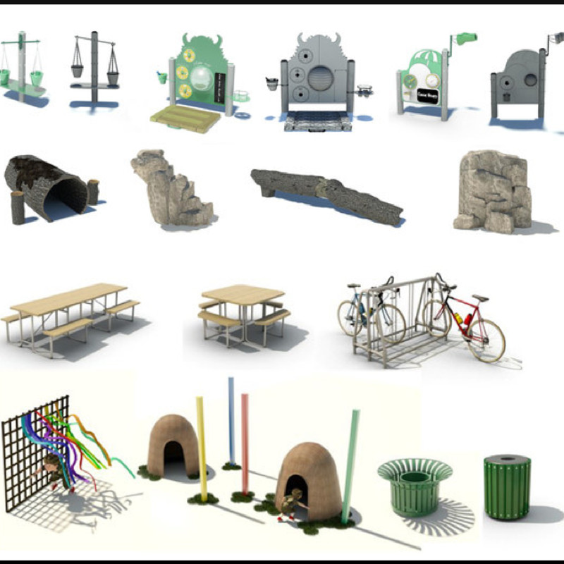 3D playground props