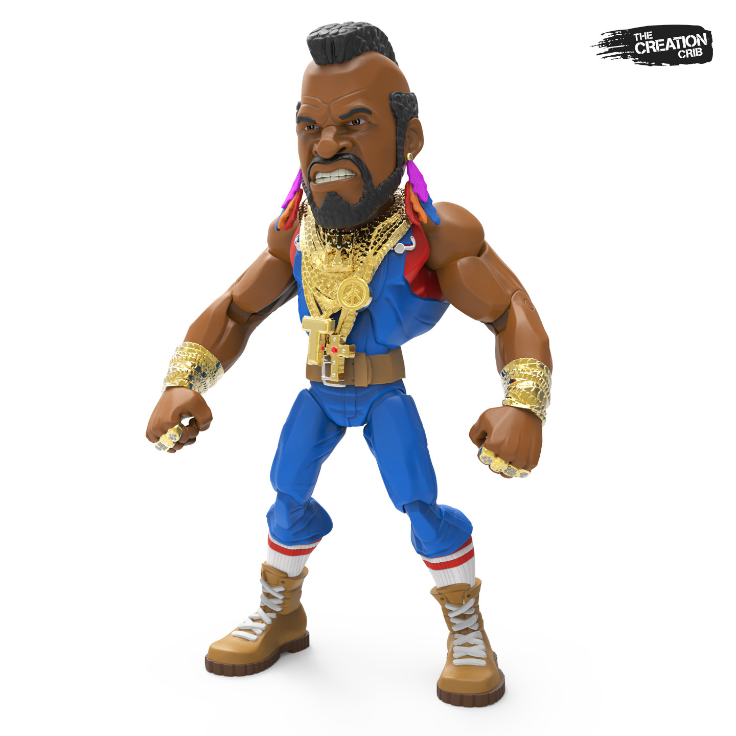 Mr t hot sale action figure