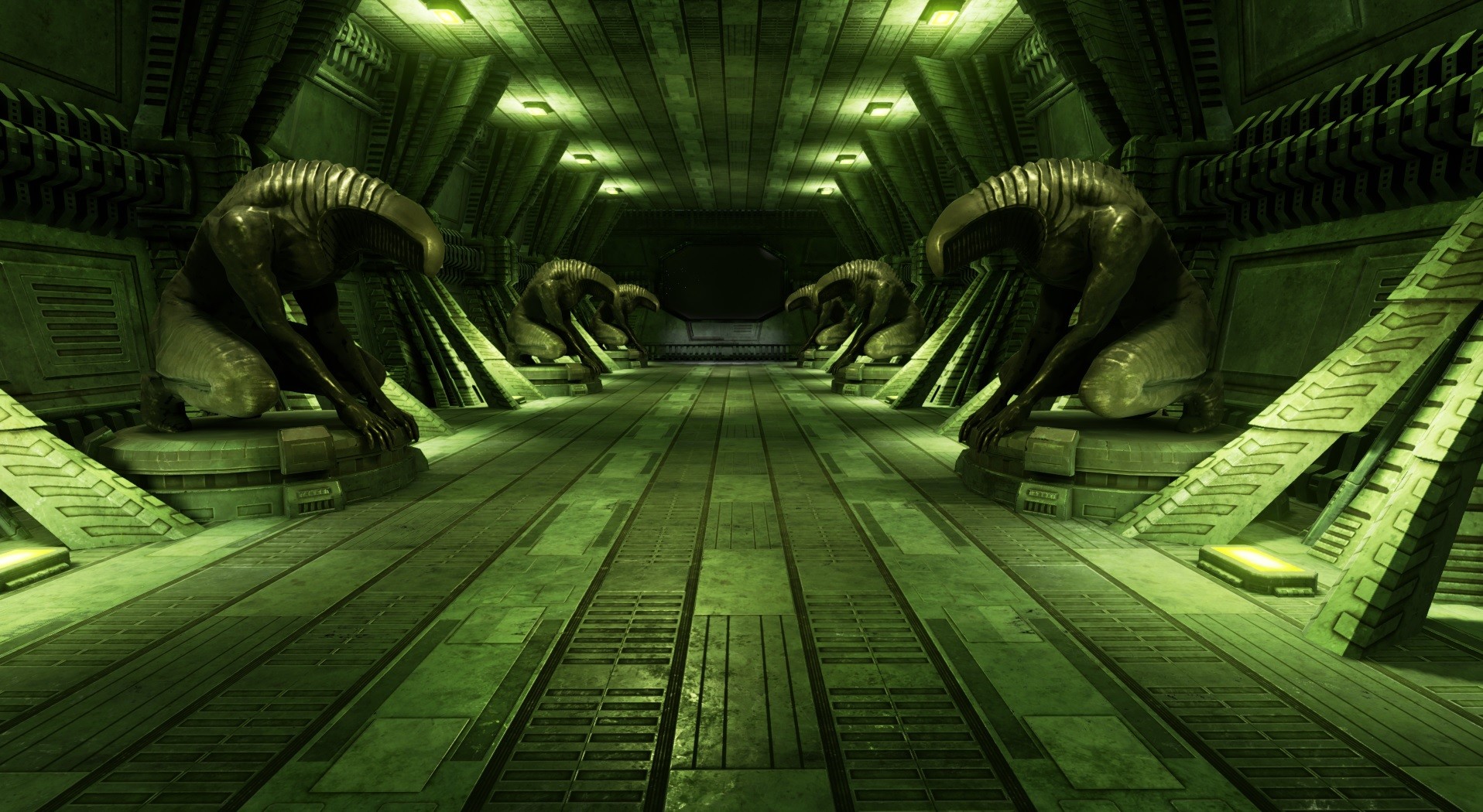 ArtStation - Alien Teleportation Chamber, Devin Reimer