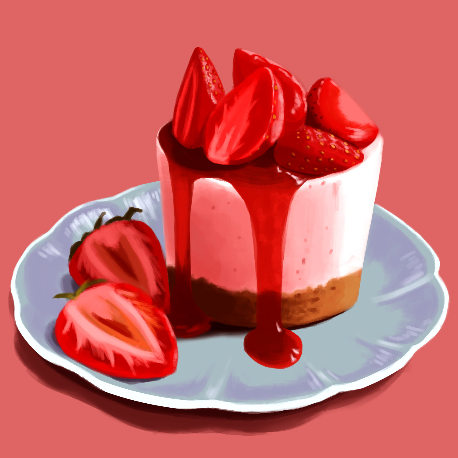 ArtStation - Strawberry shortcake