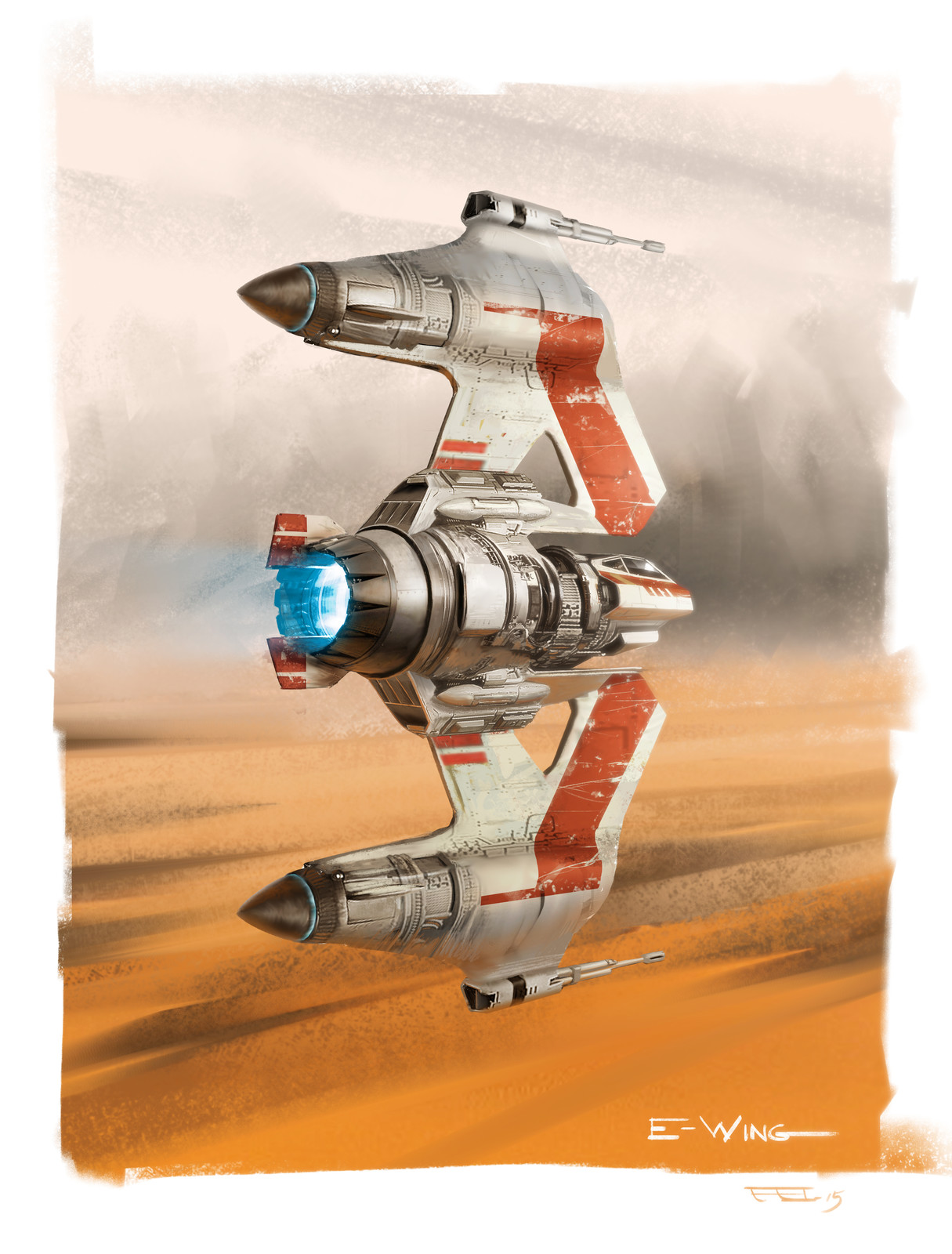 Artstation E Wing Starfighter Frederic Bennett