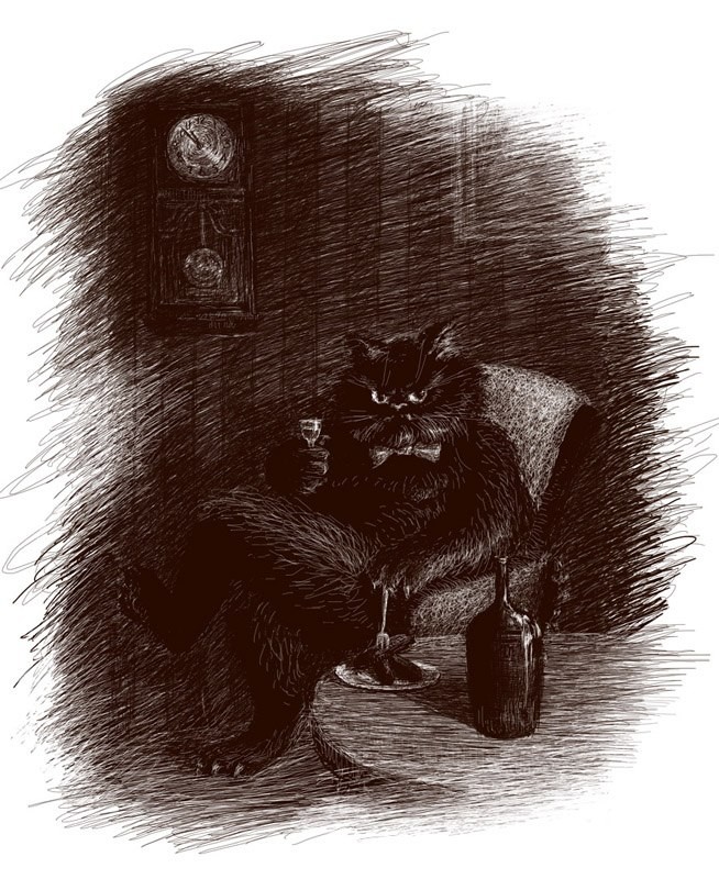 Behemoth Evades Capture The Master And Margarita Black Cat Art Bulgakov Master And Margarita