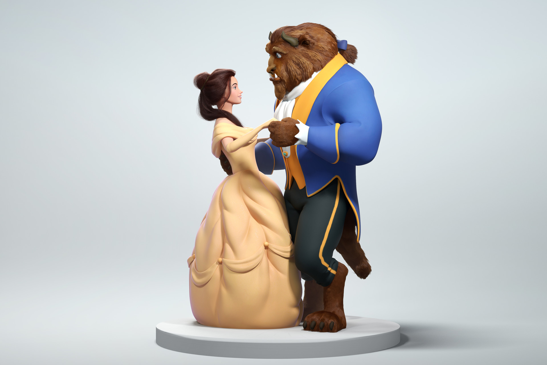 Artstation Beauty And The Beast Denys Oligov As soon as she fell into the world of beast men, a leopard forcibly took her back to his home. beauty and the beast denys oligov