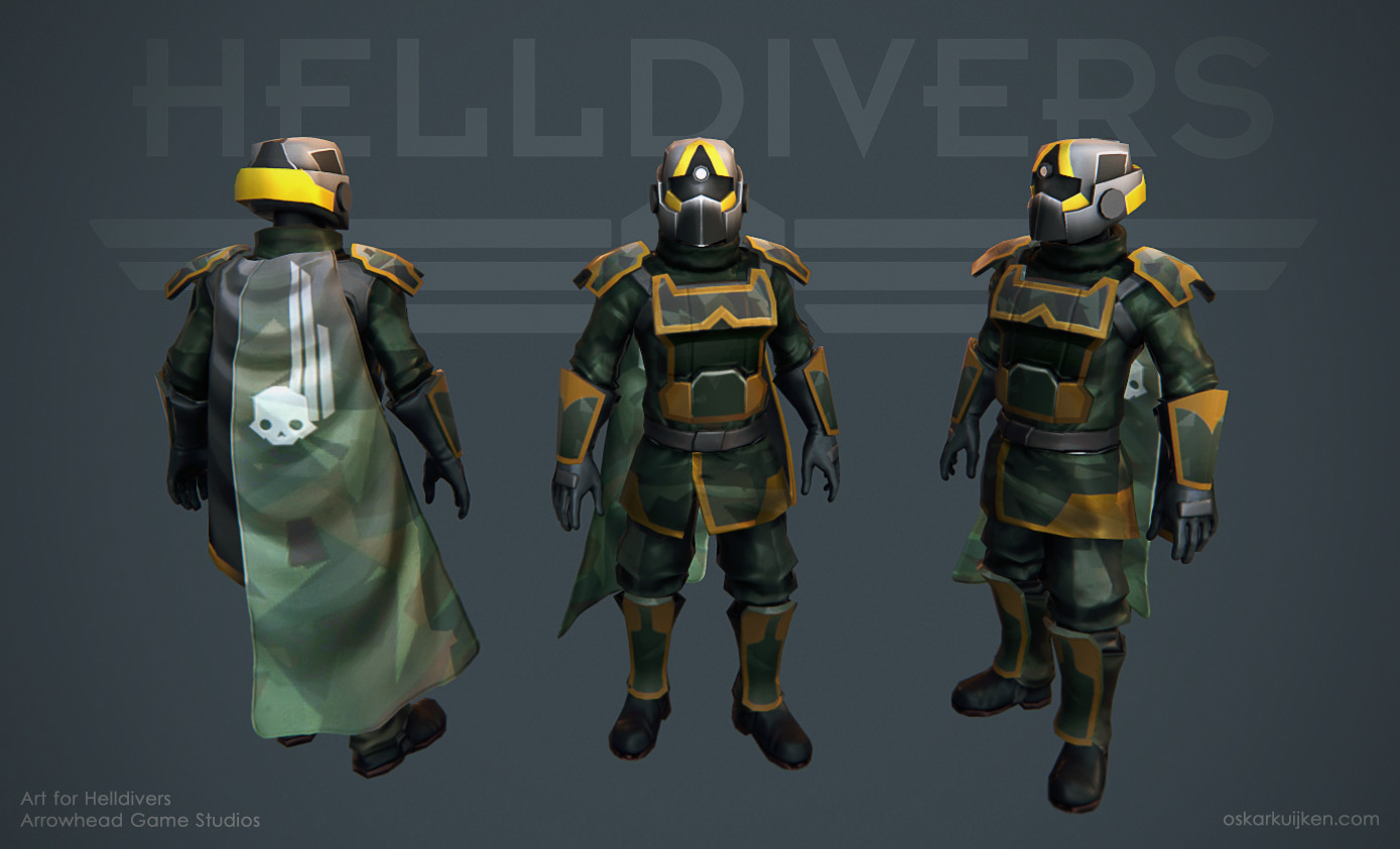 Skarfox Studios - HELLDIVERS - Armor Sets