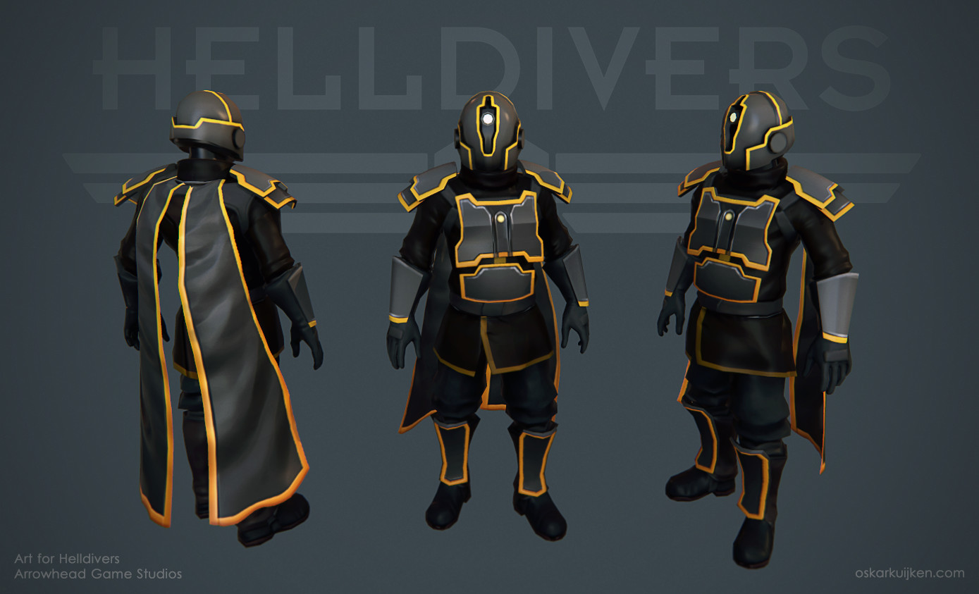 Skarfox studios helldivers armor sets