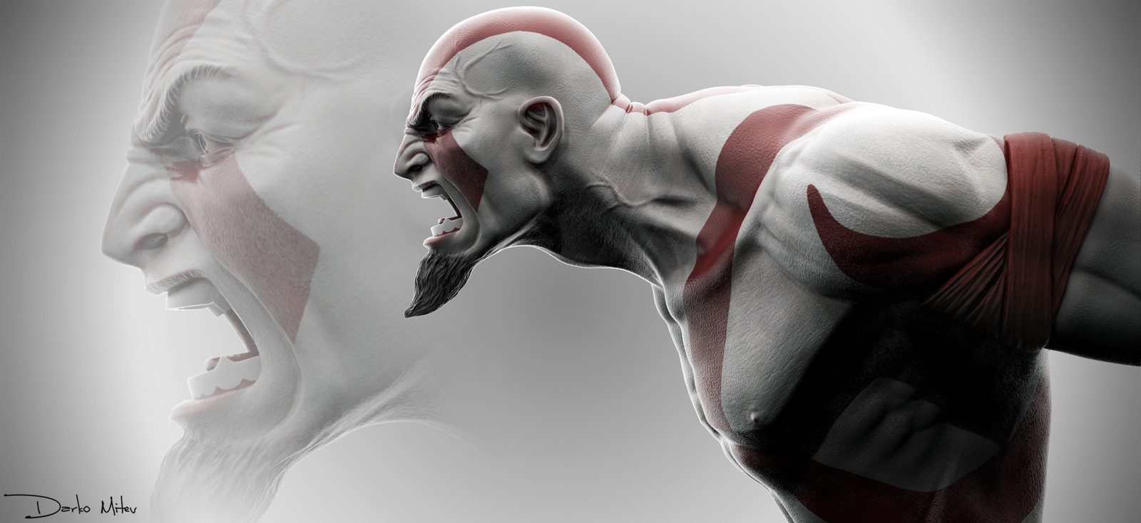Kratos God of War Fan Art