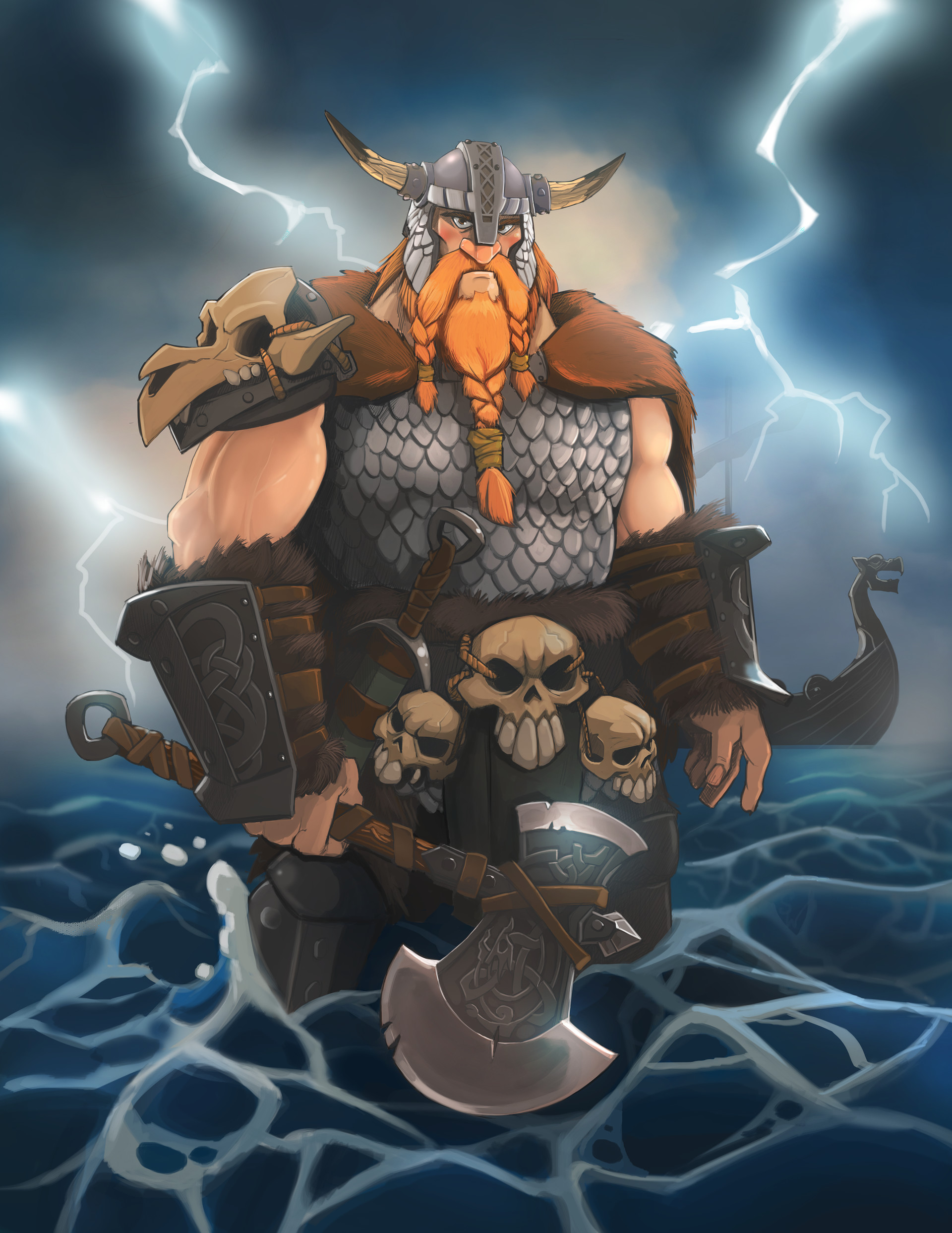 StepNeal.art - Viking Warrior.