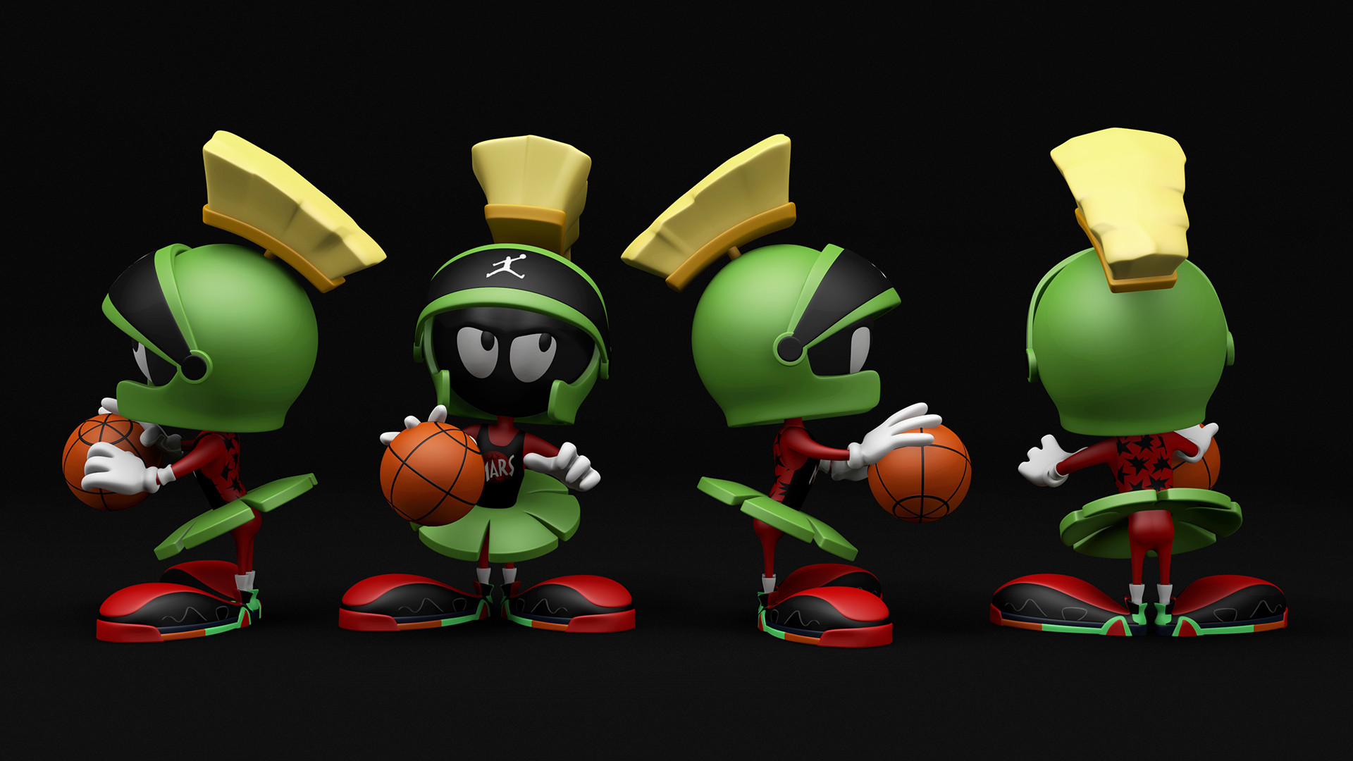 Artstation Marvin The Martian Looney Tunes Domingo Perez