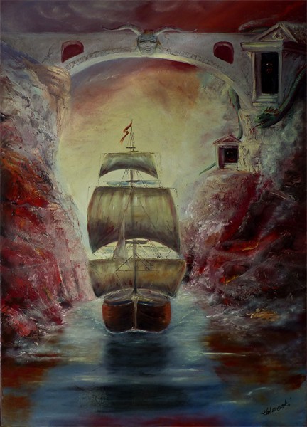 ArtStation - Boat ride to hell